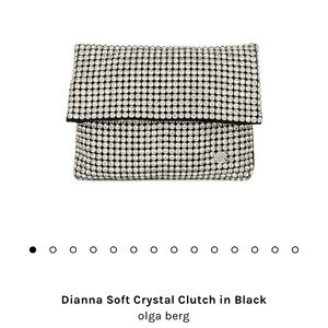 Olga Berg Dianna Sparkly Rhinestone Clutch